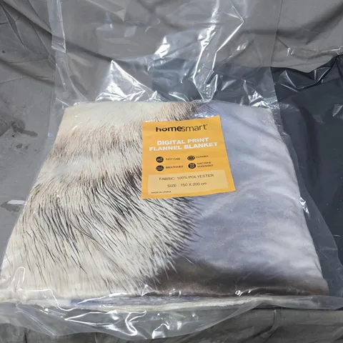 HOMESMART DIGITAL PRINT FLANNEL BLANKET 150 X 200CM SEALED