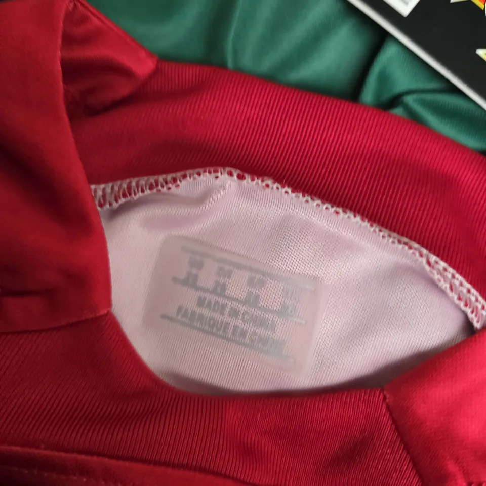 PORTUGAL NATIONAL TEAM FOOTBALL JERSEY & SHORTS – RONALDO NO.7 (CHILDRENS SIZE 26)