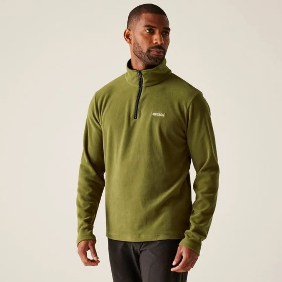 REGATTA MEN'S THOMPSON LIGHTWEIGHT HALF ZIP FLEECE PIQUANT GREEN SIZE 4XL
