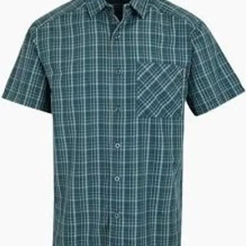 BRAND NEW REGATTA MINDANOL SHIRT IN BLUW/WHITE CHECK - UK M