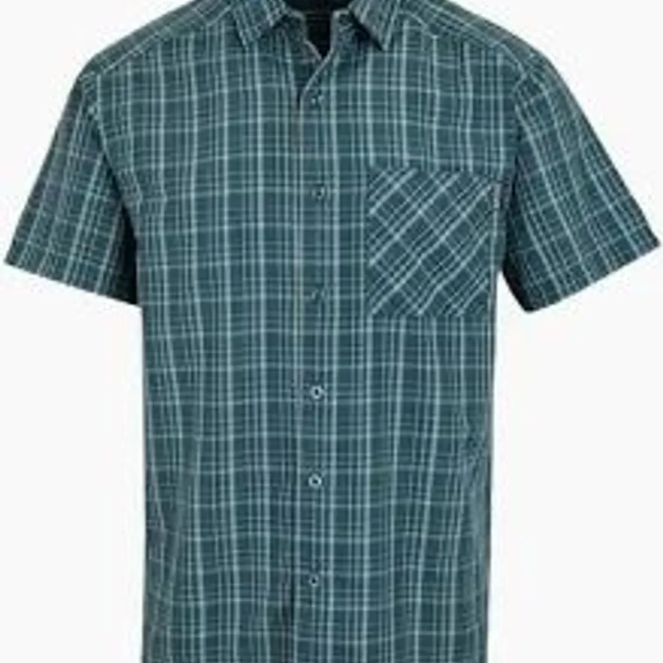 BRAND NEW REGATTA MINDANOL SHIRT IN BLUW/WHITE CHECK - UK M
