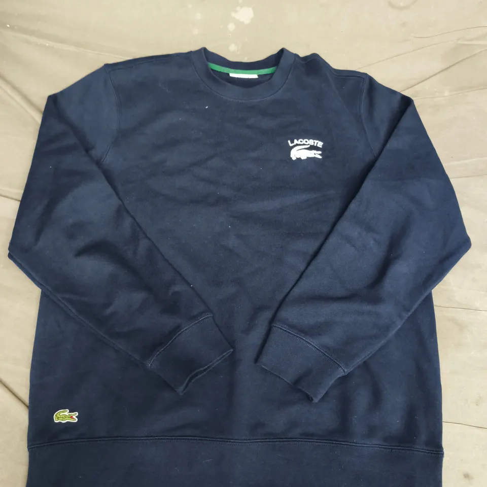LACOSTE CLASSIC FIT JUMPER IN NAVY - US L
