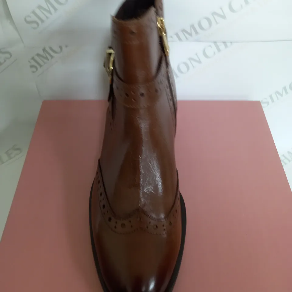 MODA IN PELLE MIKARA BOOTS IN TAN SIZE 6 
