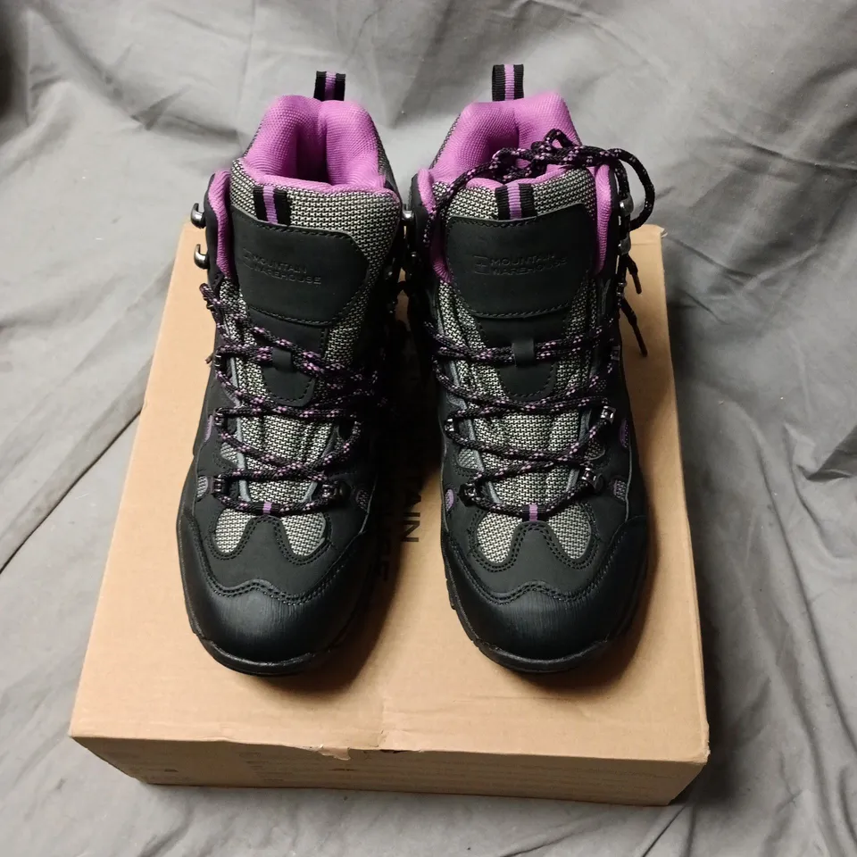 Mountain Warehouse Adventurer Women's Waterproof Walking Boots – Black, UK 5.5