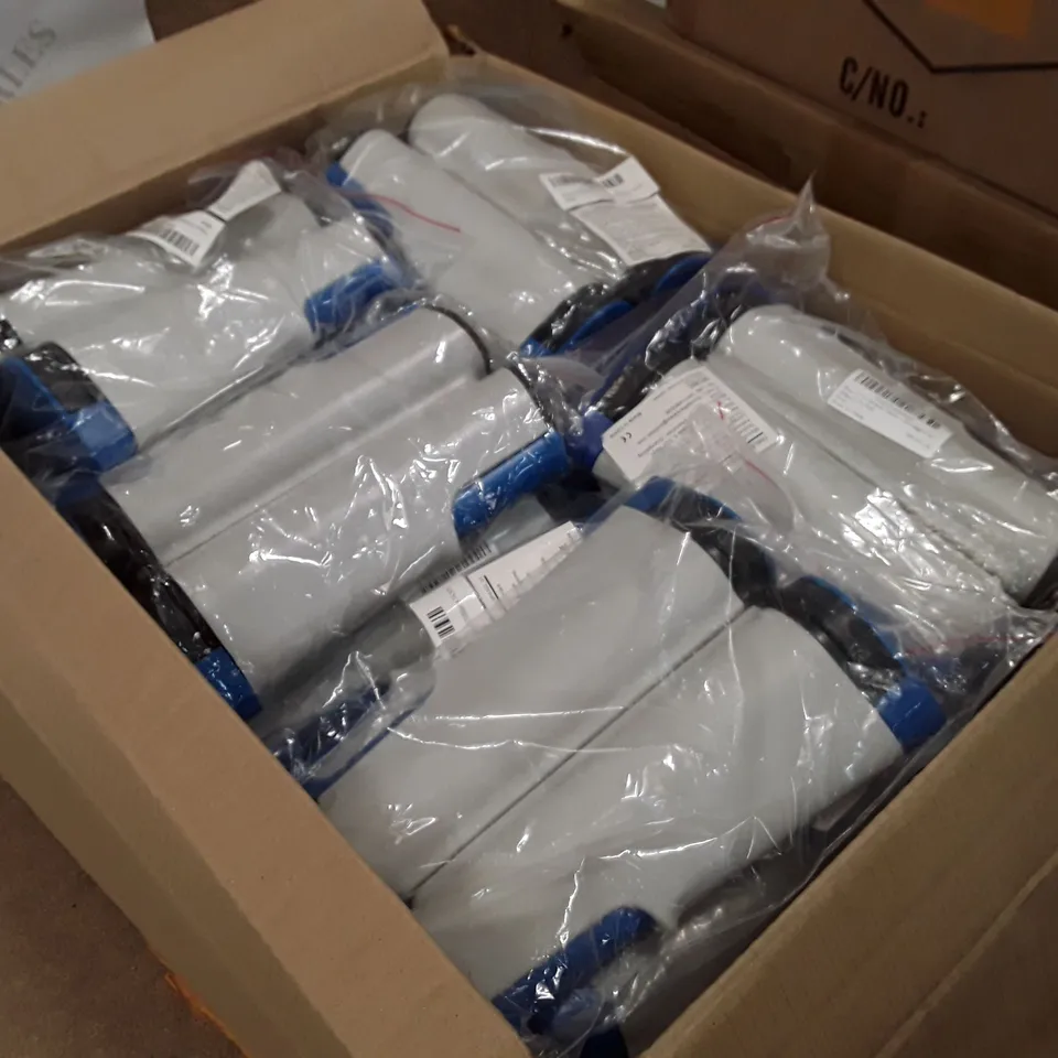 BOX CONTAINING APPROXIMATELY 21 TABLE TENNIS NETS
