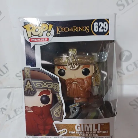 BOXED FUNKO POP MOVIES LORD OF THE RINGS 629 GIMLI COLLECTIBLE VINYL FIGURE