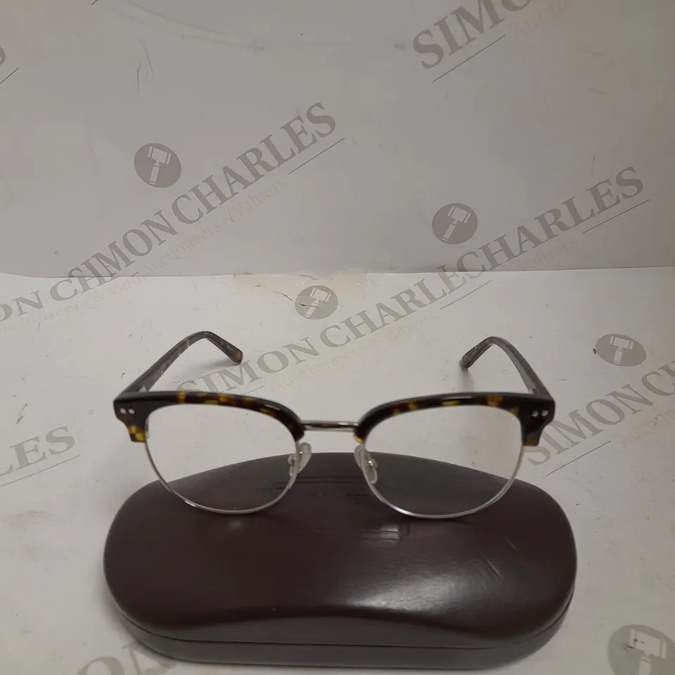 LONDON RETRO REESE TORTOISE/GREY SEMI RIMLESS PRESCRIPTION GLASSES 