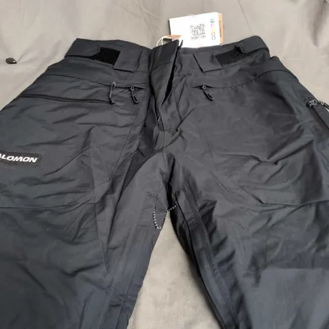 SALOMON VENOM PANT M – MEN'S HIKING PANTS, DEEP BLACK