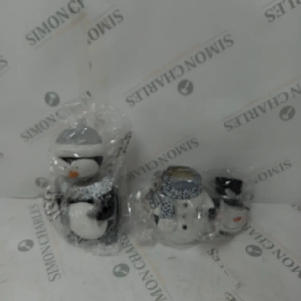 SANTA EXPRESS SET OF 2 CHRISTMAS CHARACTER BOBBLE HEADS