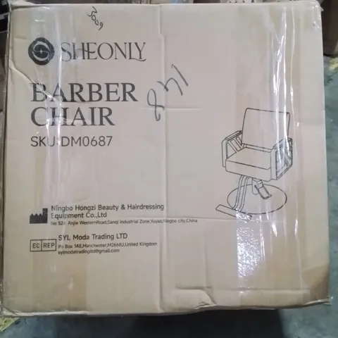 BOXED SHEONLY BARBER CHAIR
