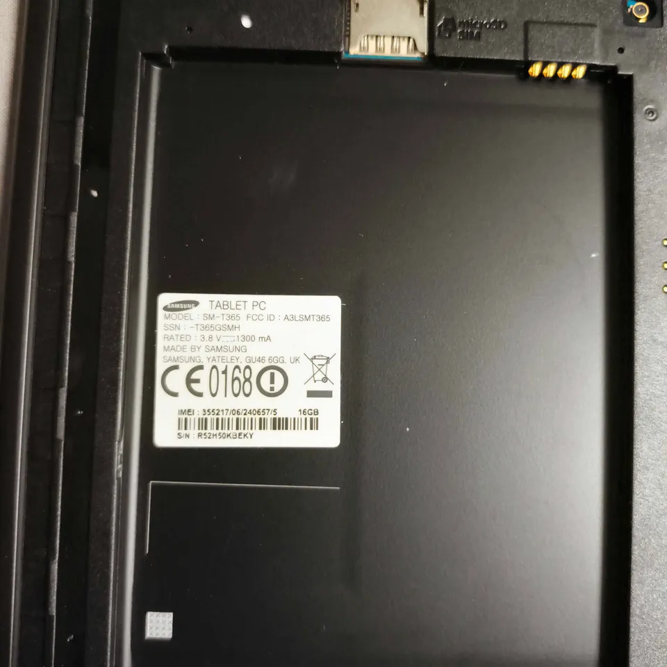 SAMSUNG GALAXY TAB SM-T365 TABLET PC – 16GB