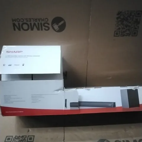 SHARP HT-SBW182 2.1 SOUNDBAR WITH WIRELESS SUBWOOFER - BLACK