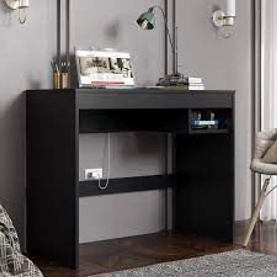 BOXED MADESA BLACK DESK 45×75×91CM 