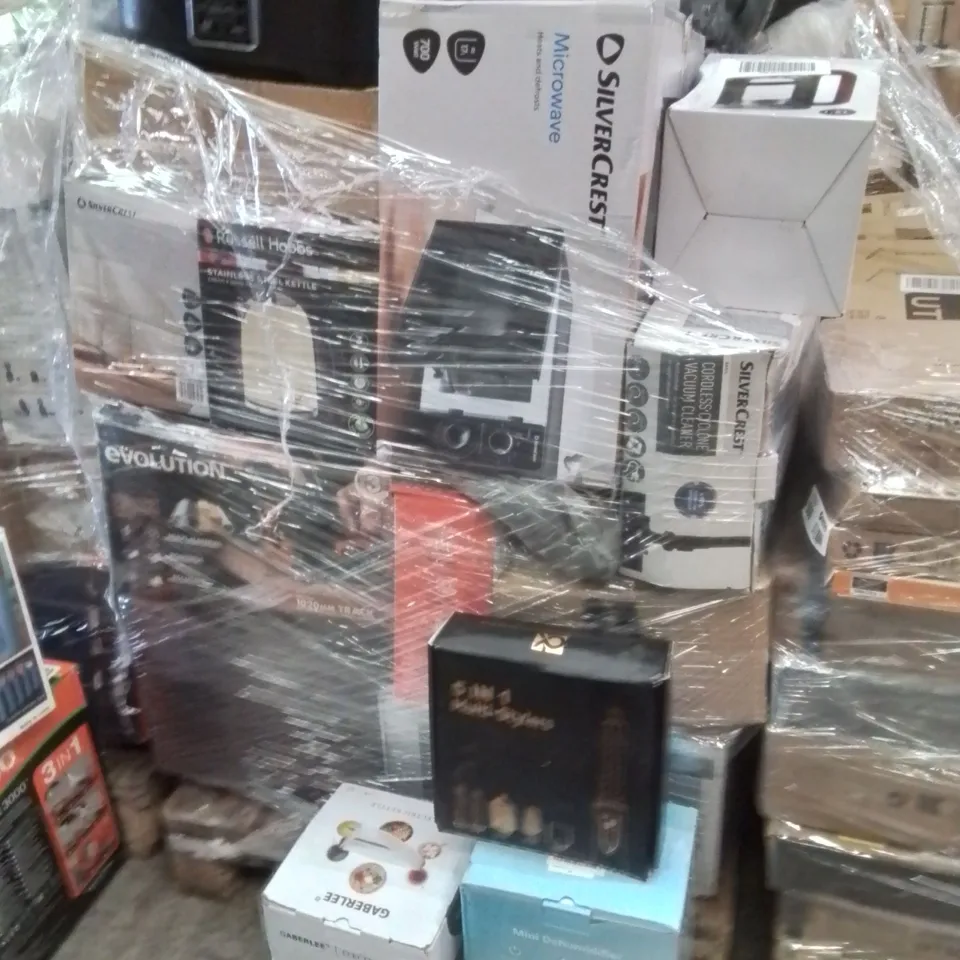 PALLET TO CONTAIN A LARGE QUANTITY OF ELECTRICAL PRODUCTS TO INCLUDE;HAIR DRYER,ELECTRIC KETTLE,MINI DEHUMIDIFIER 