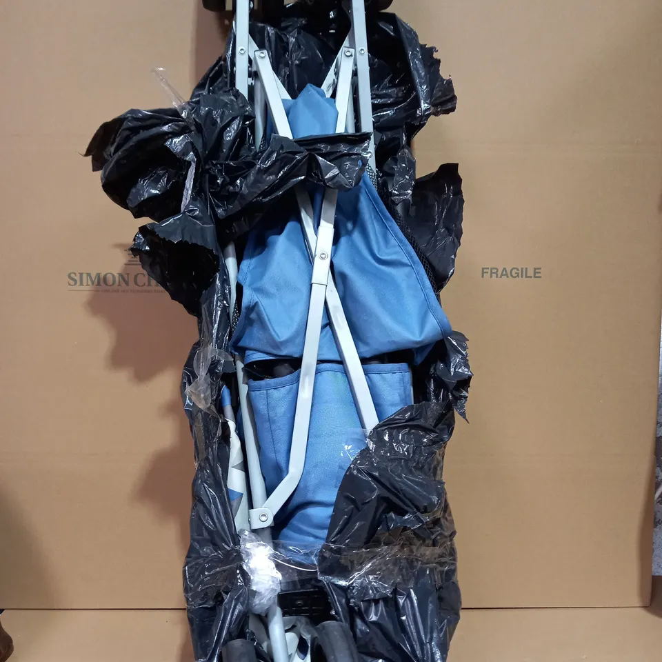 MY BABIIE MB02 STROLLER BLUE/GREY COLLECTION ONLY  RRP £119.99