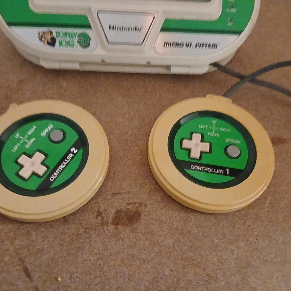 NINTENDO DONKEY KONG 3 MICRO VS SYSTEM WITH 2 CONTROLLERS