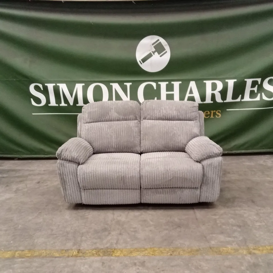BARON FABRIC 2 SEATER MANUAL RECLINER SOFA RRP £799