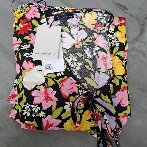 NOBODY'S CHILD BILLIE LILY FLORAL MIDI DRESS - 12