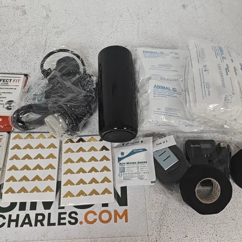 LOT OF APPROXIMATELY 24 ASSORTED HOUSEHOLD ITEMS TO INCLUDE CARD HOLDERS, STICKERS AND SWABS