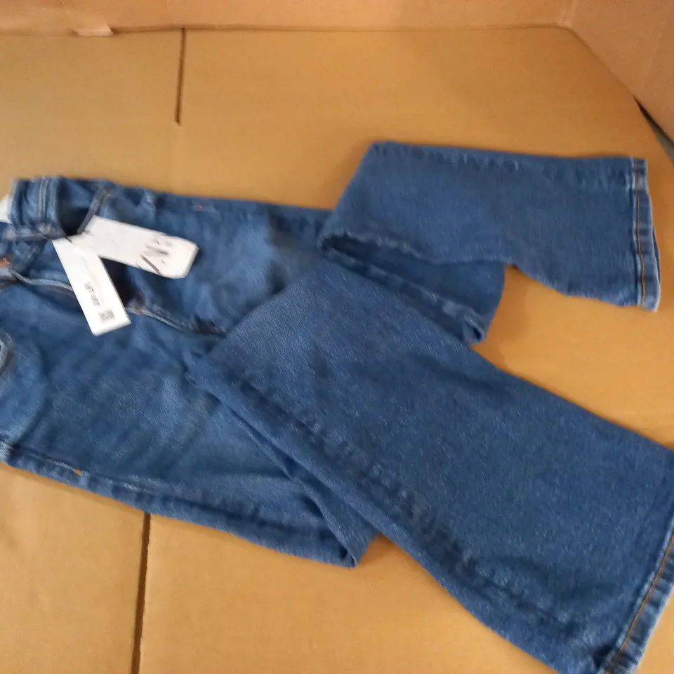 ZARA FLARE FIT HIGH RISE JEANS - UK 6