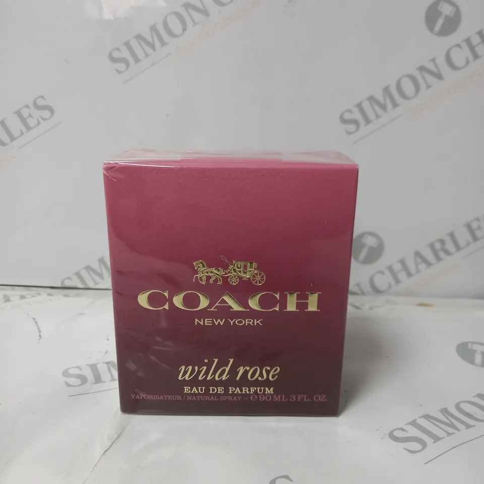 COACH NEW YORK WILD ROSE EAU DE PARFUM 90ML - SEALED 
