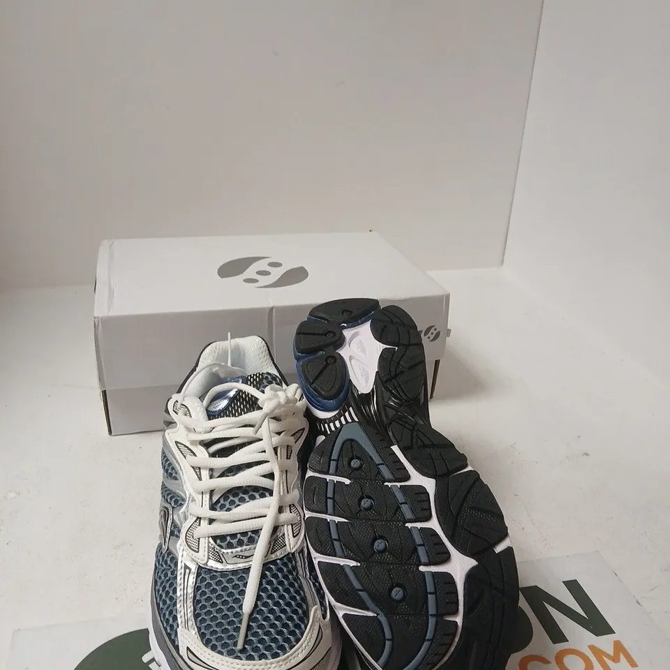 SAUCONY PRO GRID OMNI 9 RUNNING SHOES – BLUE/GREY, US 10 (UK 9) – ORIGINAL SAUCONY ORIGINALS BOX