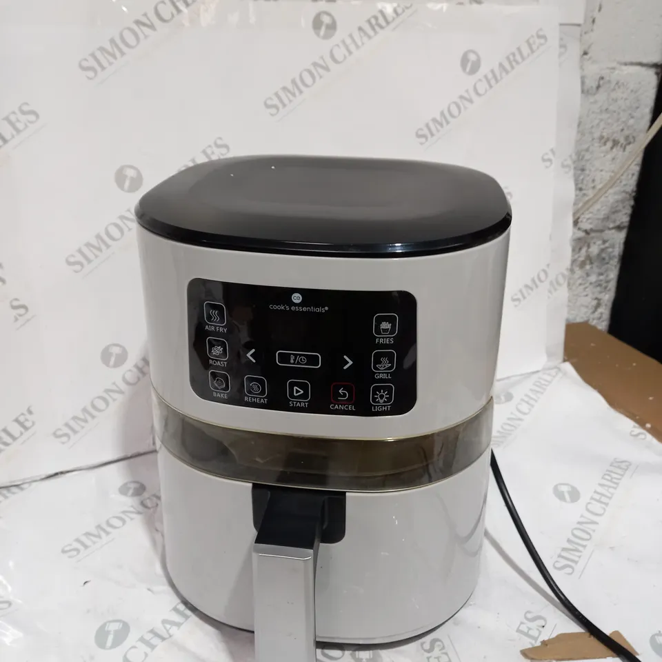 BOXED COOK'S ESSENTIALS 4.0L AIR FRYER, COOL GREY
