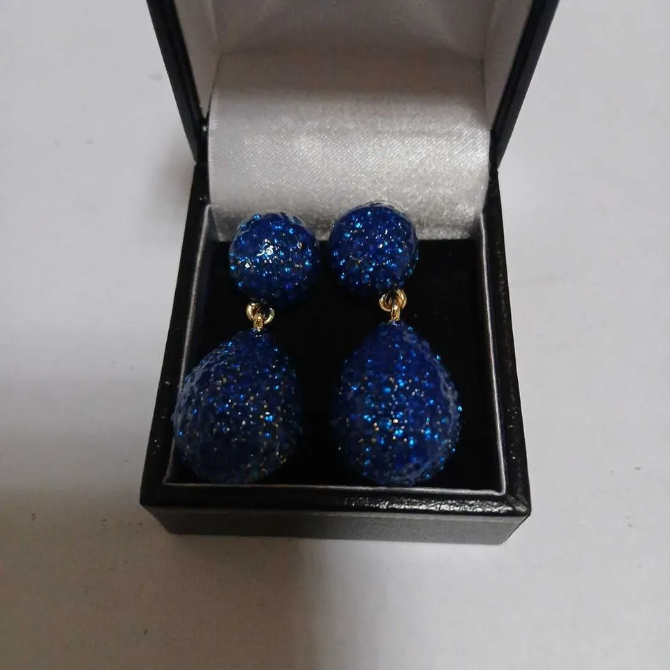 BUTLER & WILSON DOUBLE CRYSTAL BALL EARRINGS 2