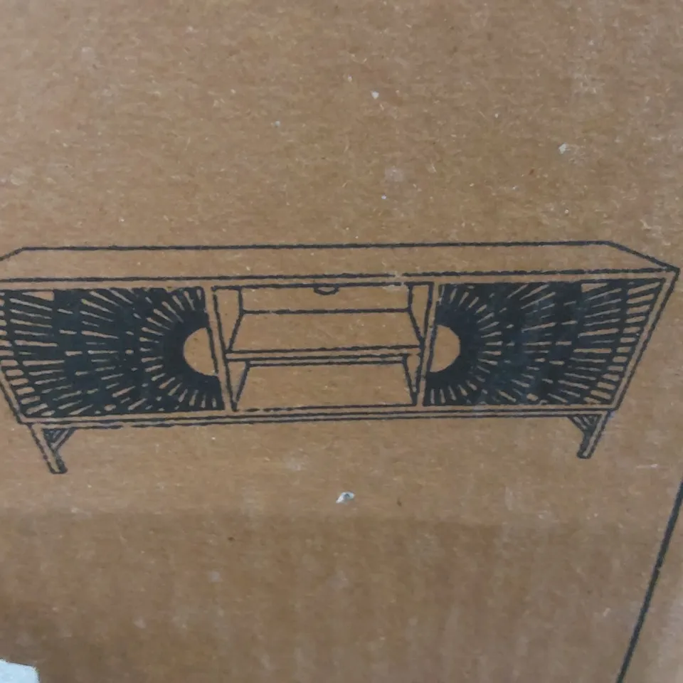 BOXED ATKIN AND THYME COCO MEDIA UNIT - WHITE