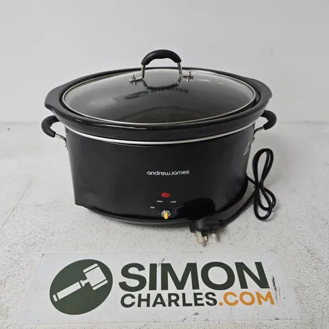 ANDREW JAMES SLOW COOKER IN BLACK