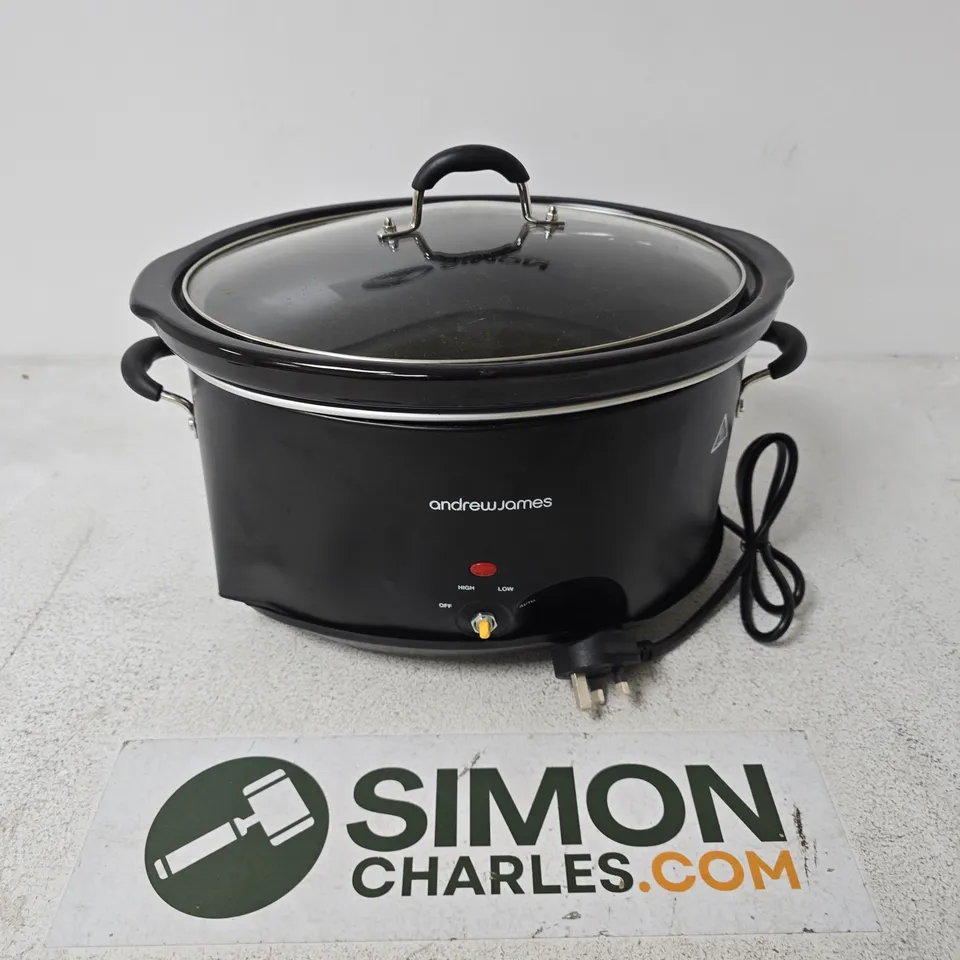 ANDREW JAMES SLOW COOKER IN BLACK