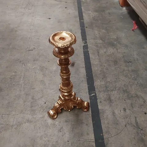 BRAND NEW BOXED TALL SILVER METAL CANDELSTICK