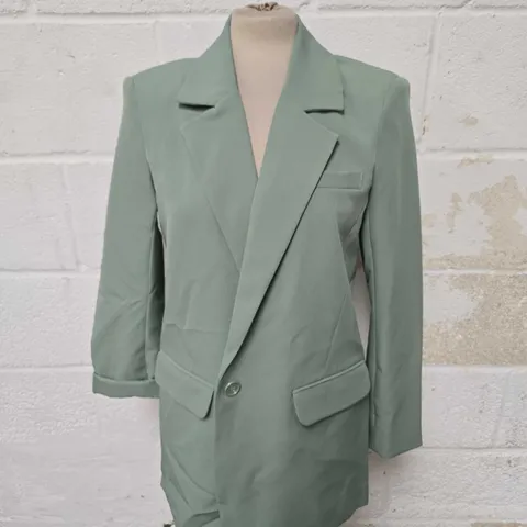 ONLY TAILORING LADIES BLAZER - GREEN - SIZE 34/6