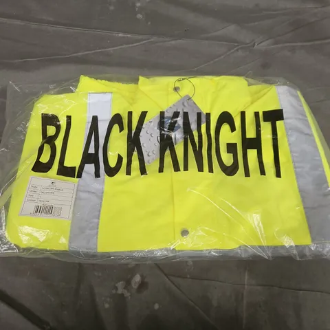 BAGGED BLACK KNIGHT SCIMITAR FOUL WEATHER GARMENT IN YELLOW - LARGE