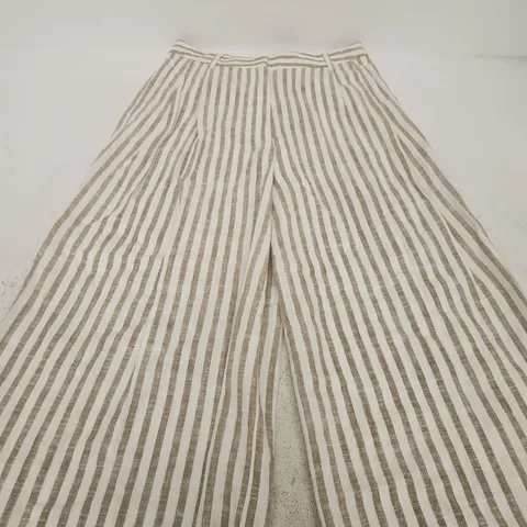 M&S MEN'S STRIPED TROUSERS – UK 10 REGULAR