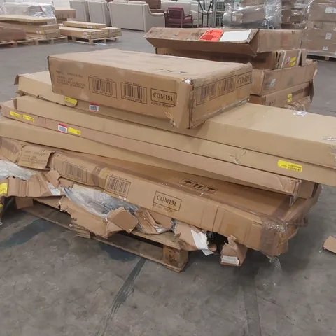 PALLET OF ASSORTED DESIGNER FURNITURE PARTS