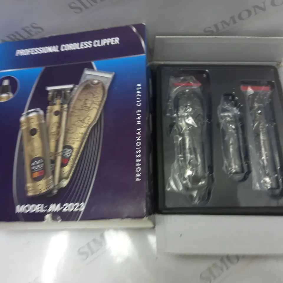 BOXED PROFESSIONAL CORDLESS CLIPPER (JM-2023)