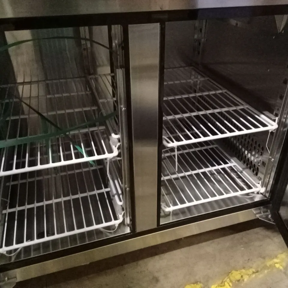 ATOSA 3 DOOR COMMERCIAL STAINLESS STEEL COUNTER FRIDGE - EPF3432GR