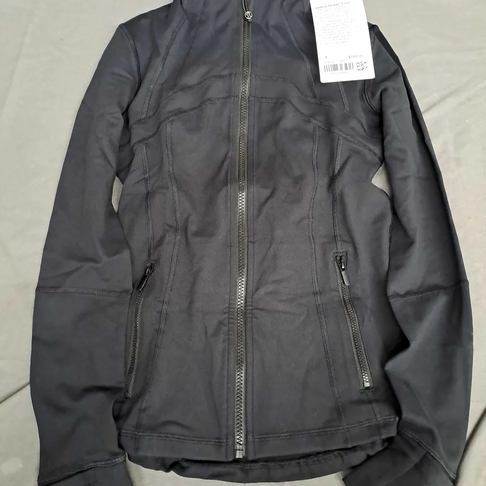 LULULEMON DEFINE JACKET IN BLACK - SIZE 4