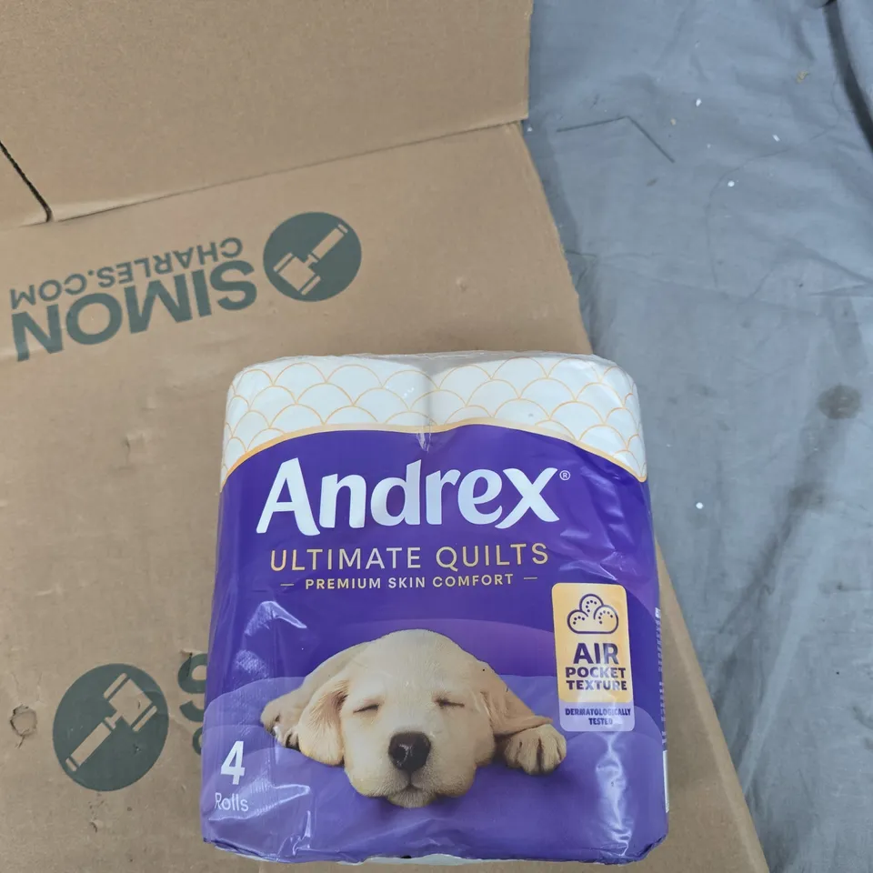 BOX OF APPROXIMATELY 15 ASSORTED ITEMS TO INCLUDE: ANDREX AND CHRISTMAS CRACKERS