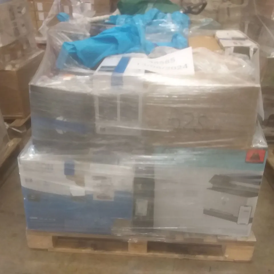 PALLET OF APPROXIMATELY 17 UNPROCESSED RAW RETURN HOUSEHOLD AND ELECTRICAL GOODS TO INCLUDE;