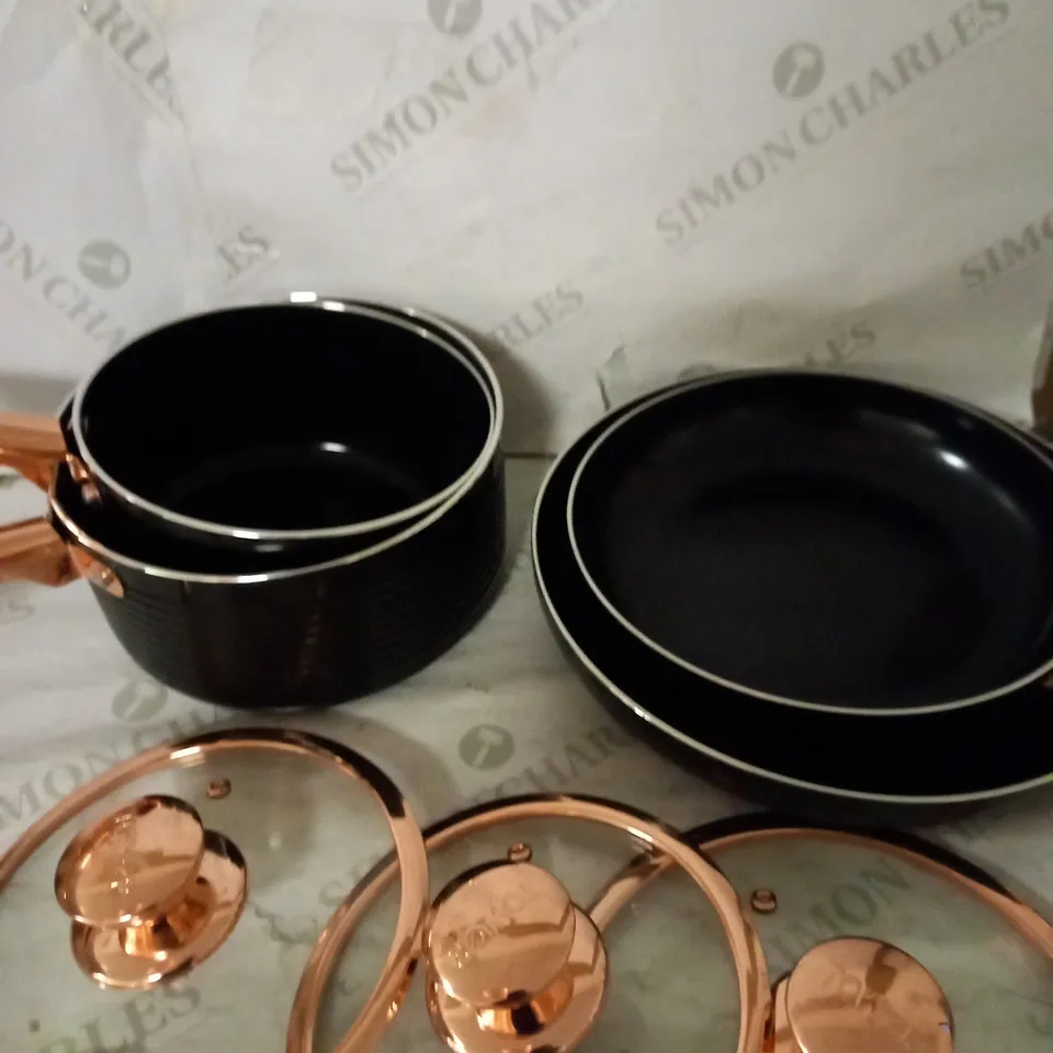 TOWER LINEAR INDUCTION POTS AND PANS SETS