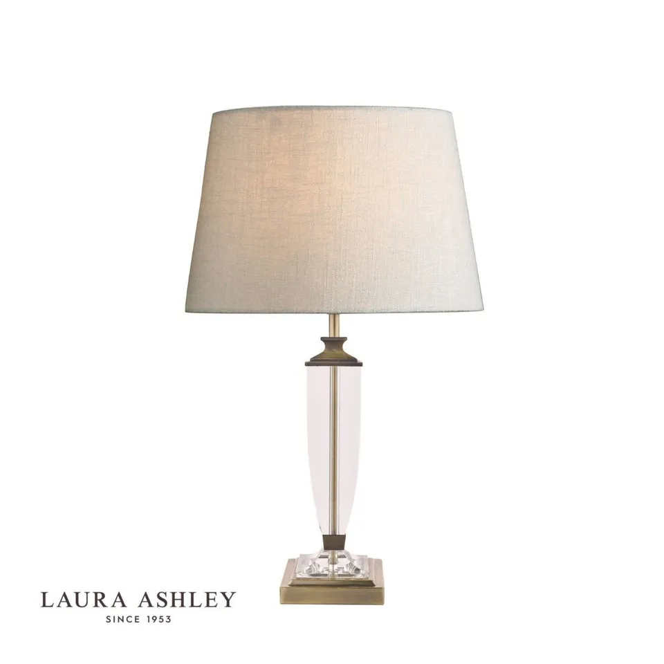 LAURA ASHLEY CARSON FLOOR LAMP BASEN - NICKEL