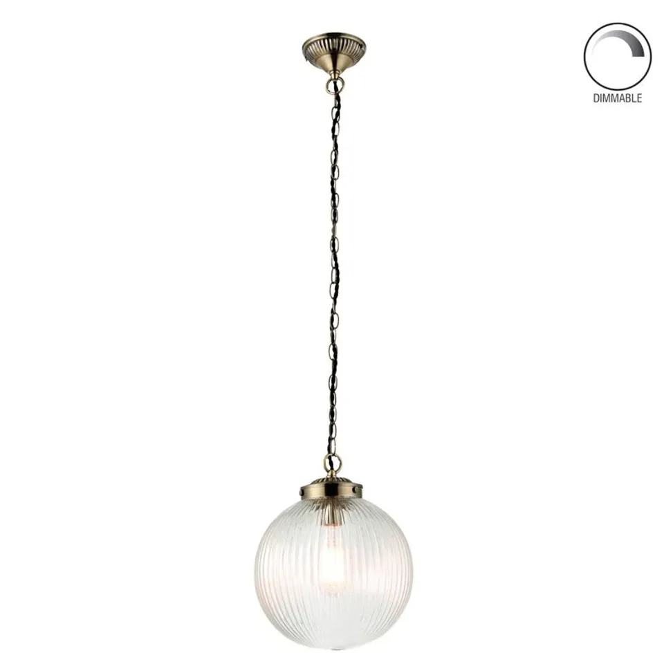 BOXED BATESON 1-LIGHT GLOBE PENDANT (1 BOX)