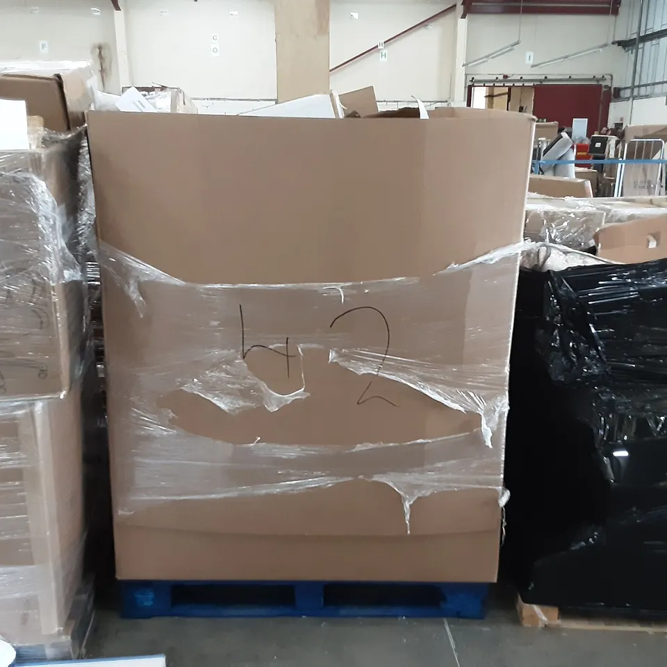 PALLET OF ASSORTED PRODUCTS TO INCLUDE FEAGAR MEMORY FOAM CERVICAL PILLOW, COMFORT CUSHION, DESK RELIEF SEAT CUSHION, FURWOO OFFICE STOOL, LEVESALLS MEMORY FOAM PILLOW, CARTTIYA