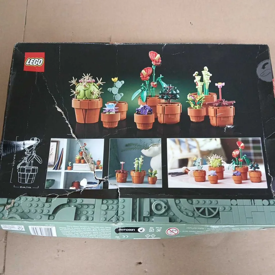 BOXED LEGO ICONS BOTANICALS TINY PLANTS 10329 RRP £44.99