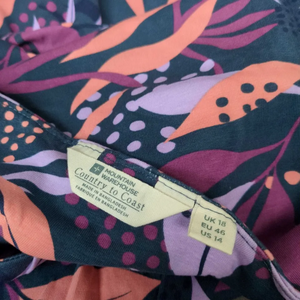MOUNTAIN WAREHOUSE WOMEN'S FLORAL DRESS – UK 18