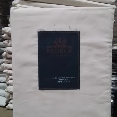 APPROXIMATELY 20 BEDECK LARGE STANDARD PILLOW CASES