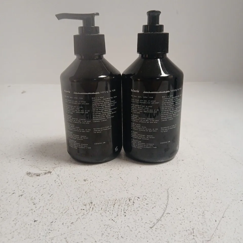 BLANK BODY WASH – WOOD SCENT, 250ML, SET OF 2 