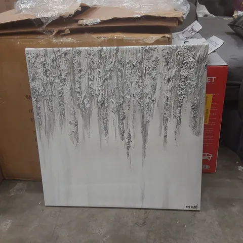 WRAPPED CANVAS ABSTRACT MINIMALIST ARTWORK 